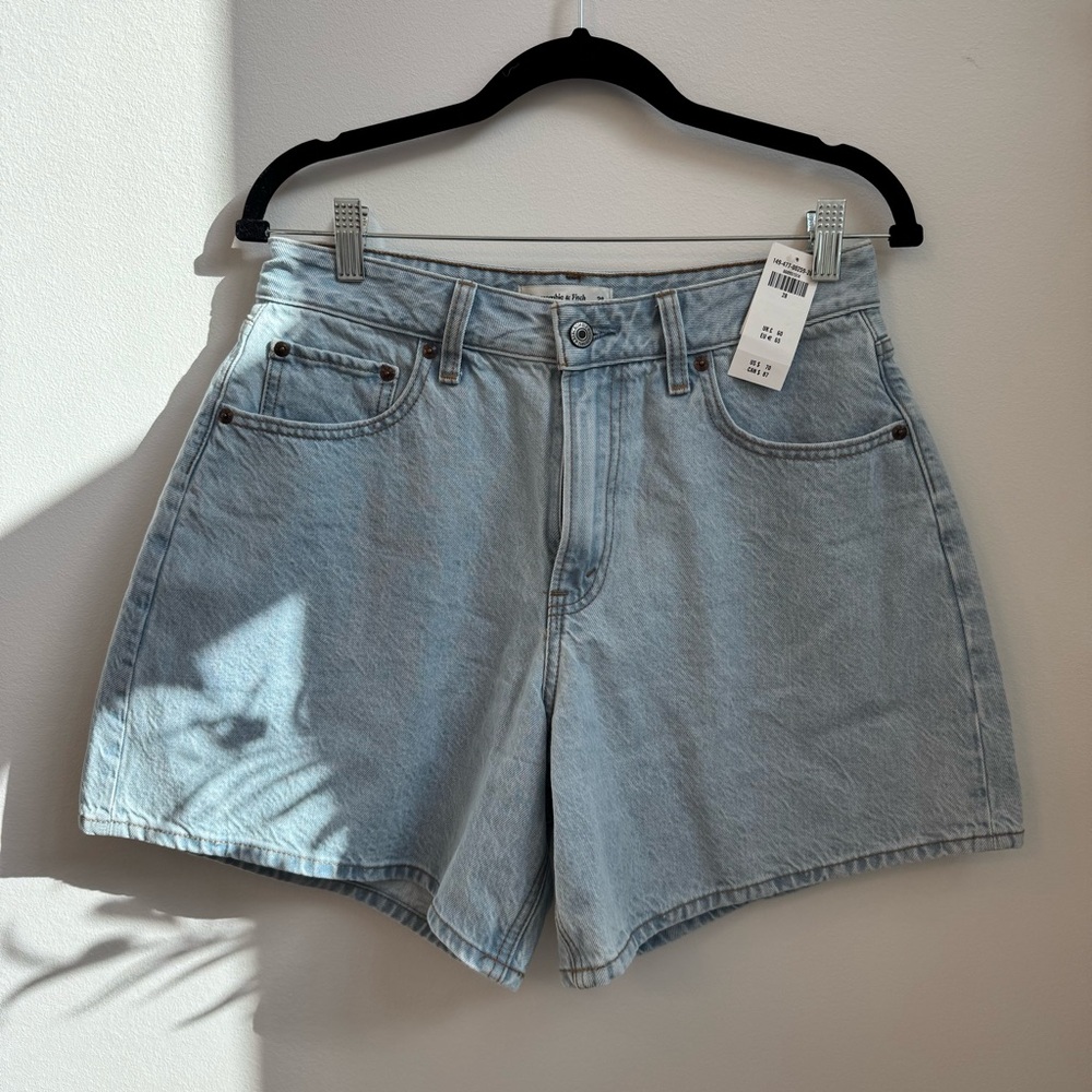 Abercrombie & Fitch Light Blue Jean Shorts
